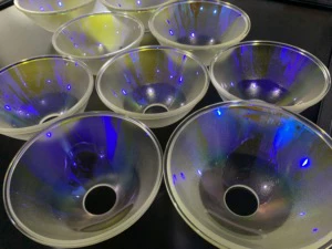 Ultraviolet UV Reflecting Optical Glass Reflector Bowl Cup Light