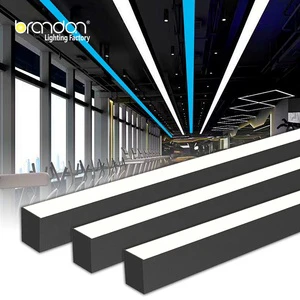 20W 40W 80W Super Bright LED Aluminum Pendant Linear 3CCT UL CE DLC Certificated Pendant Lighting For Office Shop School Gym