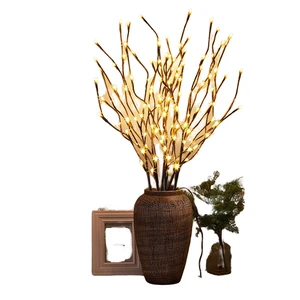 LED Willow Branch Lights Battery Powered Twig Lights For Vase Home Bedroom Wedding Christmas Other Holiday Light Decoration