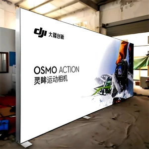Exhibition Advertising Aluminum Rectangle Hanging Decorative Tension Fabric Double Sided SEG LED Light Box