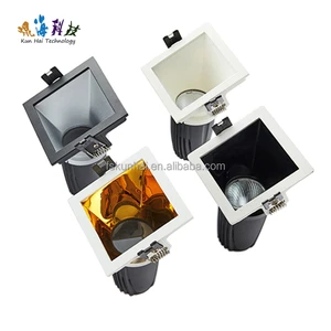 LED MR16 GU10 Spotlight Frame Concave Lighting square Inclined LED Downlight Lighting KH-JH-911