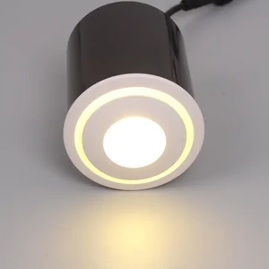 Factory Priced Modern 3W Aluminum LED Stair Step Wall Lamp Recessed Indoor Outdoor for Home Hotel Bedroom with Beautiful Design