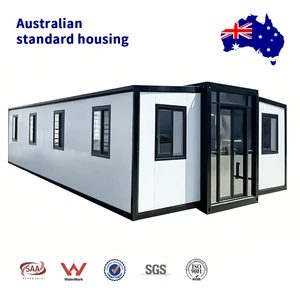 Liveable Design Contemporary Small Ready Built Detached 2 Story Steel Frame Backyard Tiny Prefab Granny Flat Container House