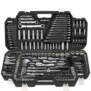 150-Piece Heavy-Duty Carbon Steel Home Repair Tool Kit Portable Hard Case Including Hammer Measuring Tape Other Essential Tools