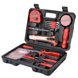Convenient Hand-Powered Hardware Tools Home Appliance Repair Multimeter Electrician Set with Hard Case OEM Customizable