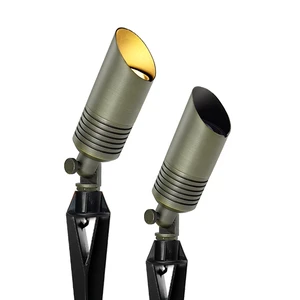 Heavy Duty Brass 12V Outdoor LED Accent Inground Spot Lights for Landscape Lighting Low Voltage