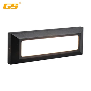 Exterior Wall Stairs Lighting Integrated Flush Mounted Horizontal Long Led Deck Step Light