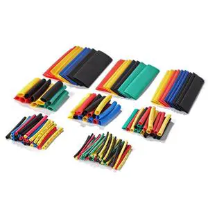 164pcs Assorted Flame Retardant Polyolefin Heat Shrink Tube Insulated Shrinkable Wrap Wire Cable Sleeve Tubing Cover Set Kit