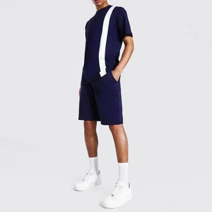 New Summer Fashion Men's Summer Set Casual Short Sleeves High Quality Summer Men Short Matching Set