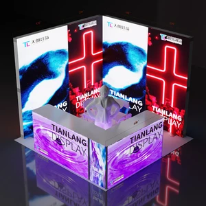 TianLang Led Light Box Stand Trade Show Display Booth Trade Show Booth Track Lights
