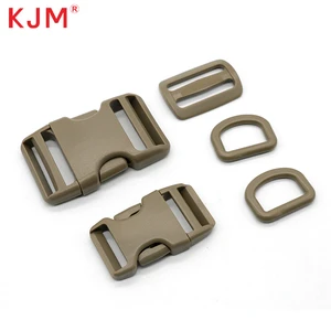 Factory Heavy Duty Tactical Duffle Bag Backpack 25MM 38MM 50MM Pom Doule Adjustable Strap Plastic Clasp Side Release Buckle