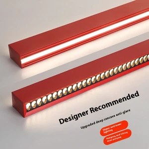 CE RoHS Decorative Colorful Wooden color Anti-Glare UGR16 UGR19 LED Slot Light LED Linear Light Pendant Light