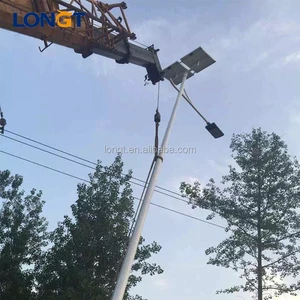 Solar LED Street Light 80W 10M Single Arm Light Pole for Highway & Road IP65