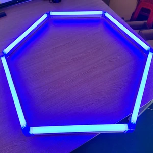 HUAHAN LED Garage Light for Workshop & Car Garage IP54 Rated 5200LM Hexagon Design 2-Year Warranty