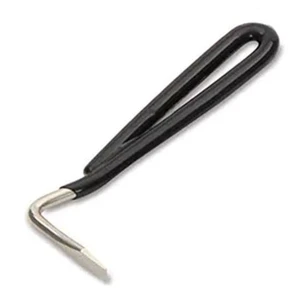 High Quality Stainless Steel Reusable Lightweight Durable Hoof Pick Plastic Coated Handle Great Pick Angle Always Have Backup