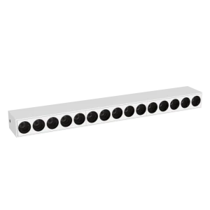 Thin Aluminum Lamp Body 15 Head LED Grille Linear Light 15-45W Indoor Home Surface Mounted
