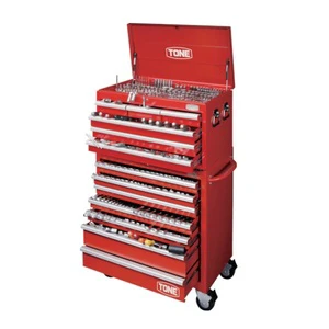 Multi-functional TONE Tool Box Tool Case/Chest/Bag & Work Station Made in Japan Steel/Aluminum/Iron Painted Finish