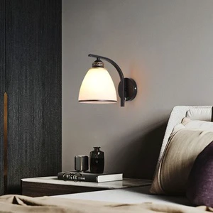 Cross-border American-style Country Wall Lamp Bedroom Bedside Vintage Living Room Corridor Balcony Staircase Single-Head LED