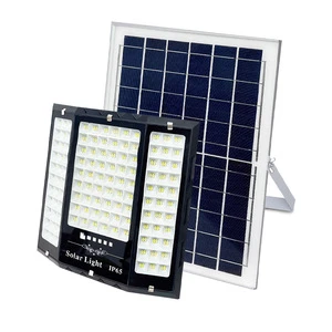 IP65 Waterproof High Lumen Outdoor Reflector Wall-mounted Solar Spotlights 300W LED Solar Flood Light