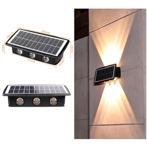 Best Selling Quality Solar Light Outdoor Waterproof Lighting Garden Wall Lamp Solar Powered