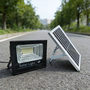 100W 200W 300W IP67 Waterproof LED Solar Street Flood Lights Wall Mounted Outdoor Solar Lamp