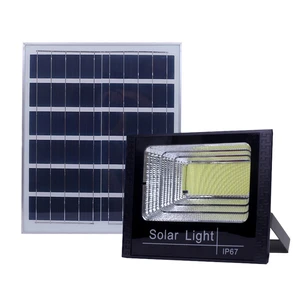 200W/300W Waterproof IP67 LED Solar Flood Lights with Lithium Battery ABS Body for Outdoor Road Garden Lighting