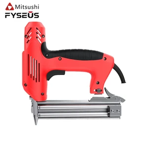 Fyseus 2400W 220V Electrical Nail Gun Woodworking Air Nailers Electric Tacker Nailer Stapler Staple Gun for Wood