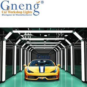 Good Quality Aluminium Car Workshop Led Tunnel Lights 6500K Auto Inspection Detailing Garage Lamp