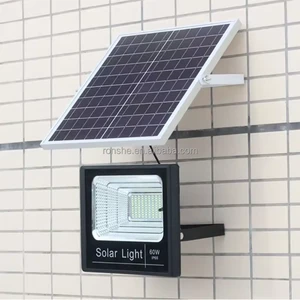 Hot Sales Solar Flood Light Outdoor Remote 6000K Bright White Floodlights Ip67 Waterproof Solar Power Security Flood Lights