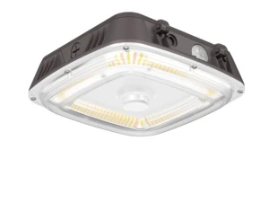 LED Canopy Light IP65 20W-80W ETL CE 150lm/W Efficiency 5000K/4100K/3500K CCT 80 CRI AC120-277V Aluminum Dimmable Indoor