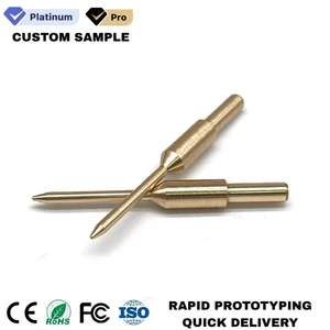 Feigeer Tech Close Tolerance CNC Turned Brass Thimble Pin for Jig Fixture Component Positioning Workholding
