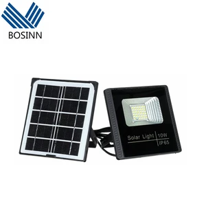 Solar Flood Light Remote Control Flexible Installation Garden Pole Street Light