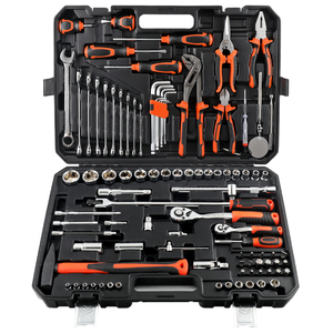Manual Hand Tool Box Set with Hard Case & Waterproof Design for Plumbing & Electrical Work-OEM Customizable-3-Year Warranty-002