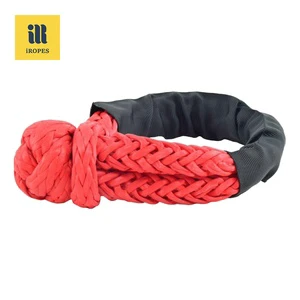 004 10mm UHMWPE Soft Shackle with Polyester Protective Sleeve for 4x4 Off-road Kinetic Recovery Rope