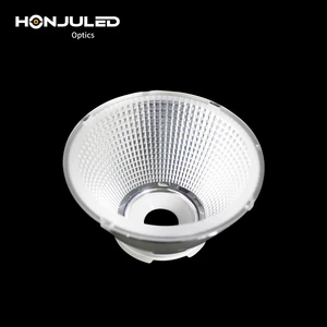 HONJU 92mm Reflectors Cup Optics LED Lens COB Plastic Lights PC Material IP55 Rated 15-60 Degree Beam Angle for Indoor Lighting