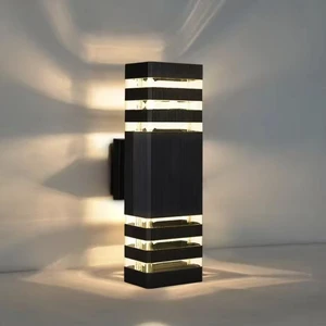 Waterproof Outdoor Square up and Down Lights Surface Mounted Wall Lights for Home Porch Garage/LED Wall Light/Wall Lamps