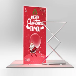 Portable Customizable Backlight Graphics Aluminum Frame Tension Fabric Full Color Print Light Box Event Sports Entertainment