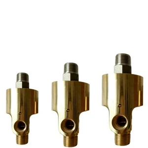 Right-hand Thread High Temperature Industrial Water Brass Swivel Fitting Rotating Connector 1/2 Inch Rotary Joint