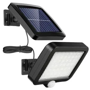 Solar Light Outdoor LED Solar Light Outside with Motion Detector IP65 Waterproof 120 Lighting Angle