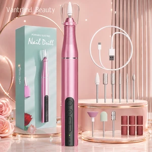 Professional Cordless Electric Nail Drill Machine Aluminum Material Rechargeable Nail Equipment Support OEM/ODM