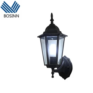 Solar Garden Wall Lamp for Walkway & Landscape Lighting Exterior Wall Lights for School Park Courtyard Outdoor Wall Lamps