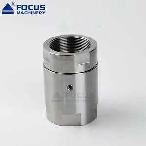 SS 304 Low Pressure 5Mpa Low Torque BSP FemaleXFemale Threaded Connection Straight Through Rotary Joint for Sprinkler Irrigation