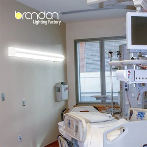 New Brandon Hospital Healthcare Aluminum Profile 30W 60W 600MM 1200MM Hospital Overhead Wall Mount Linear Light