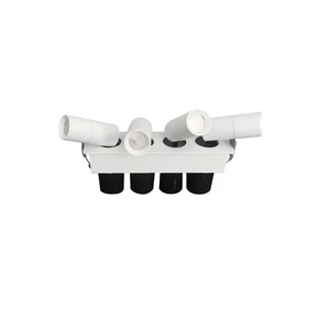 COB Adjustasble Spotlight Retractable Minimalist Design Commercial Led Down Light Recessed 5W 10W 15W 25W Full Aluminum