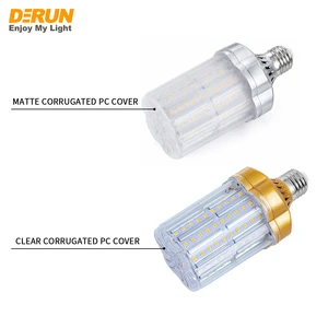 Good Quality Lotus Shape Clear Corrugated PC Cover 30W LED 25000hrs 6500K E27 220-240V E27 Screw LED Corn Bulb , LED-LOTUS