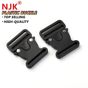 Wholesale Waterproof Tactical Vest Thin Webbing Plastic Side Release Buckles Good Quality Black Bags Belt