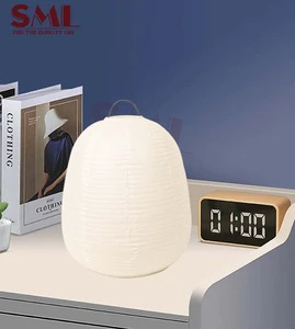 Factory Japanese Style Creative Bulb Desk Home Decor Room Decor Lights Rice Paper Table Lamp