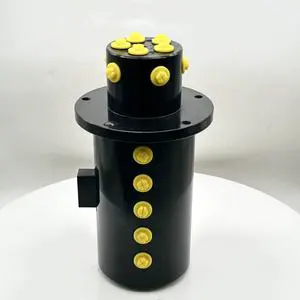 YHZ-10-4 4-Passage Hydraulic Central Swivel Joint Rotary Union for Mini Excavator Construction Machinery Parts
