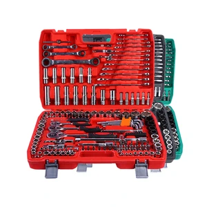 151PCS Tool Kit Multi Function Aluminum Ratchet Socket Steel Wrench Set Tool Box Set Hand Tool Sets