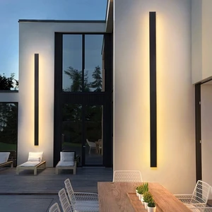 Modern Garden Porch Sconce Lamp 30CM 60CM 80CM 100CM 120CM 150CM 200CM 240CM Strip Linear Long LED Wall Light